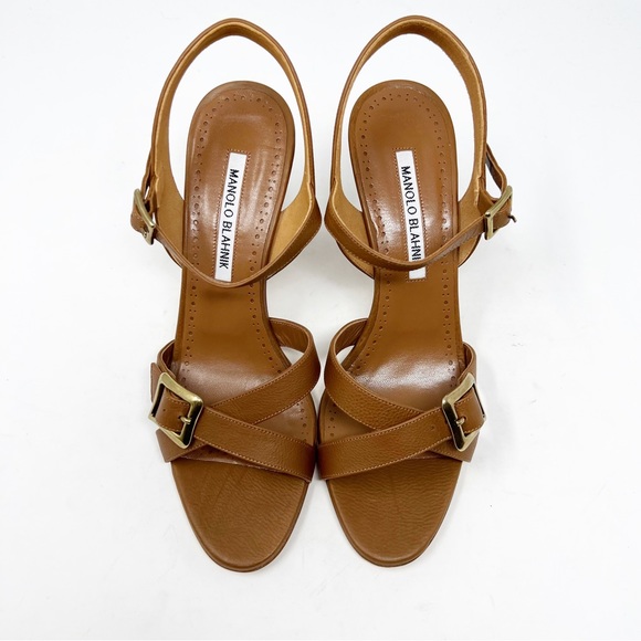 📍SOLD📍Manolo Blahnik Rioso Buckle Sandals - Picture 3 of 9
